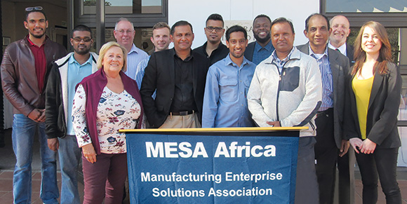 Visitors and presenters at the MESA Africa function.
